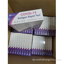 Quick Check -Testing Covid -19 -Antigen -Test überprüfen